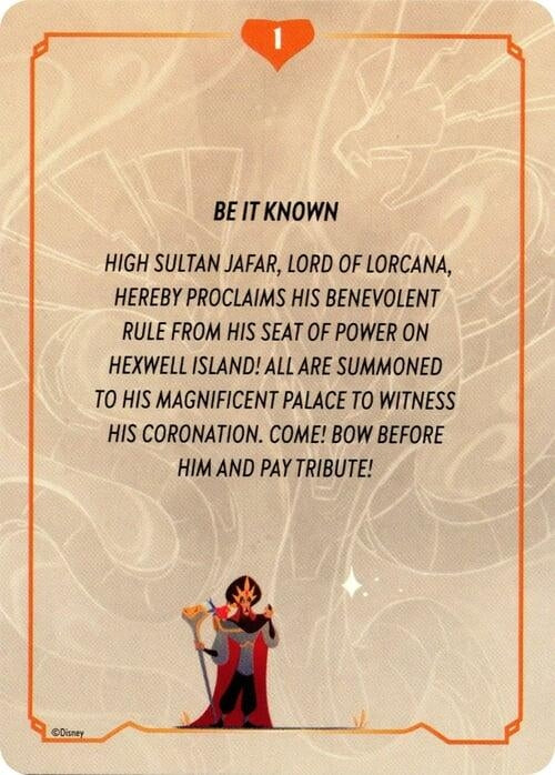Image for Reign of Jafar Lore Card (1 of 19) (8) - Disney Lorcana