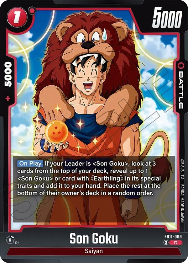 Image for Son Goku - FB11-009 (FB11-009) (FB11) - Dragon Ball Super: Fusion World