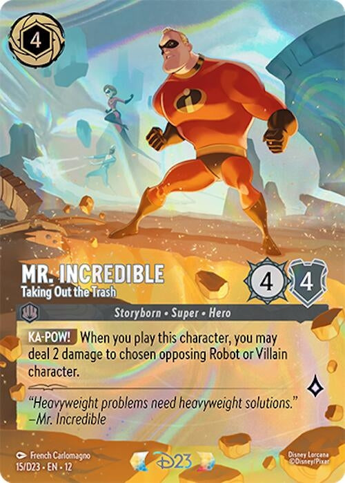 Image for Mr. Incredible - Taking Out the Trash (15) (D23) - Disney Lorcana