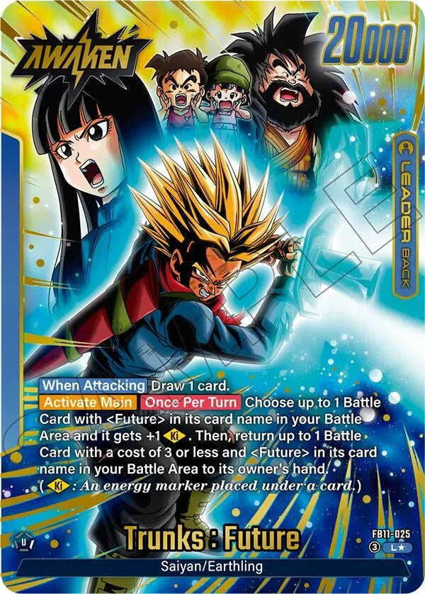Image for Trunks : Future/Son Gohan : Future // Trunks : Future (Alternate Art) (FB11-025) (FB11) - Dragon Ball Super: Fusion World