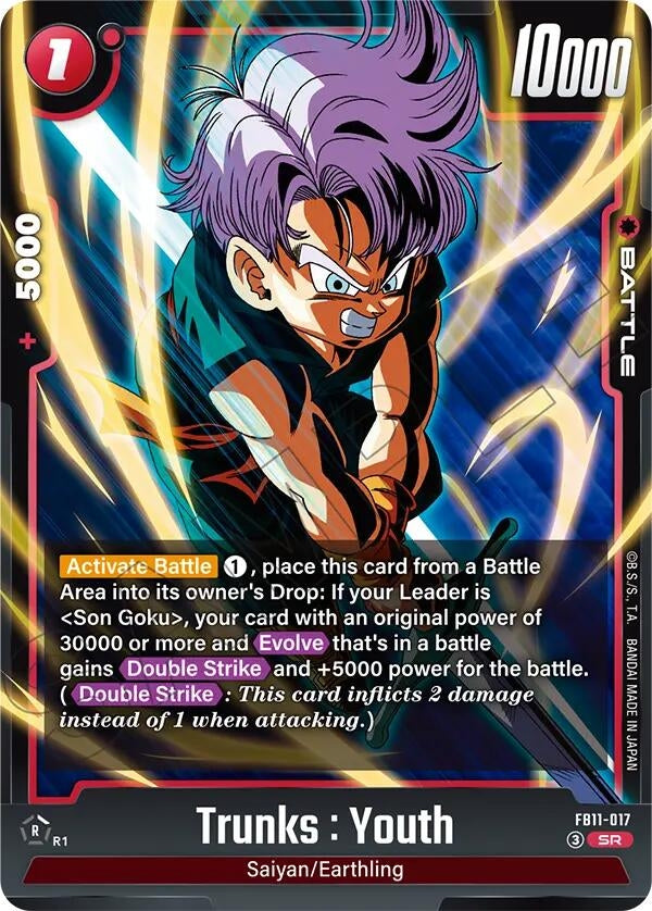 Image for Trunks : Youth - FB11-017 (FB11-017) (FB11) - Dragon Ball Super: Fusion World