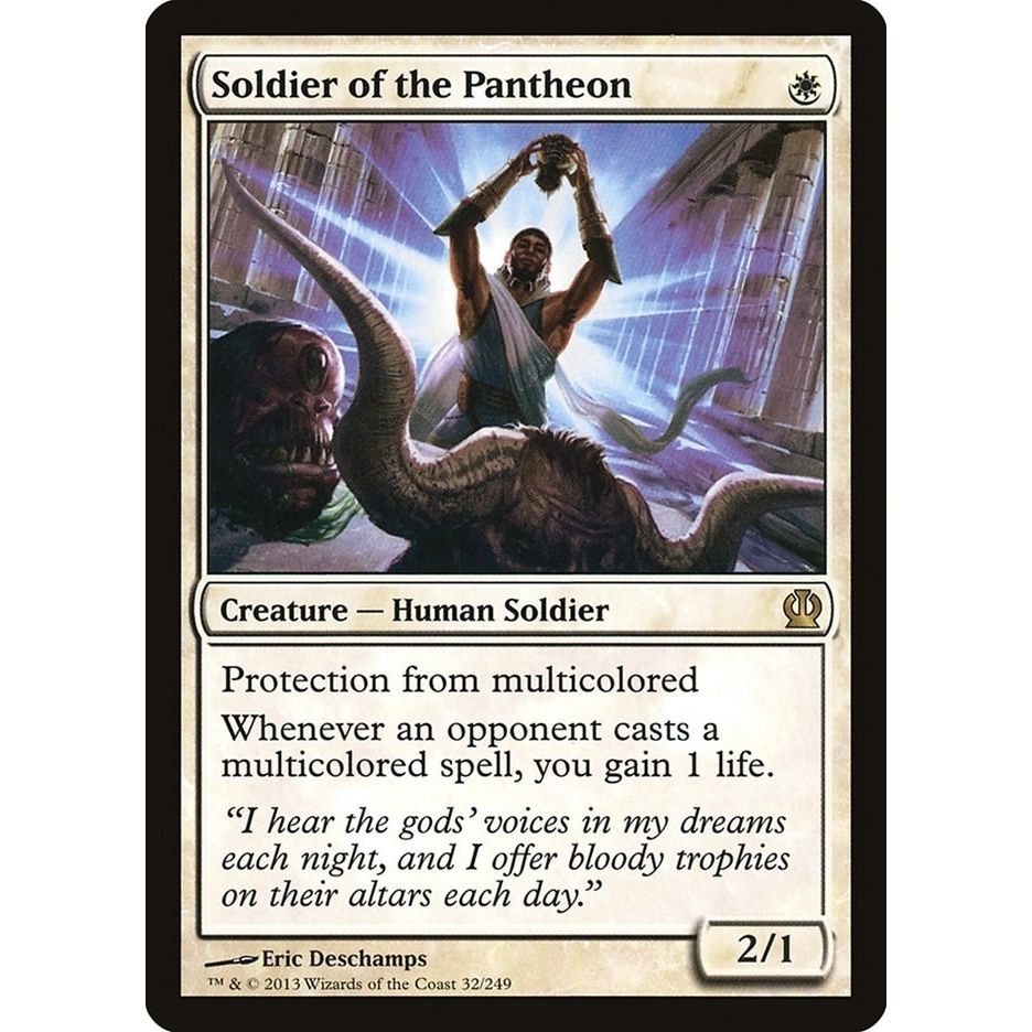 Image for Soldier of the Pantheon (32) (THS) - Magic: The Gathering