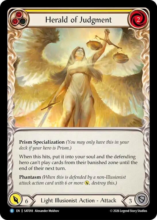 Image for Herald of Judgment (SAT018) (SAT) - Flesh and Blood TCG