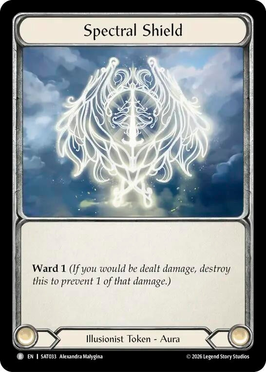 Image for Spectral Shield (SAT033) (SAT) - Flesh and Blood TCG