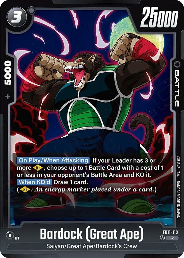 Image for Bardock (Great Ape) (FB11-113) (FB11) - Dragon Ball Super: Fusion World