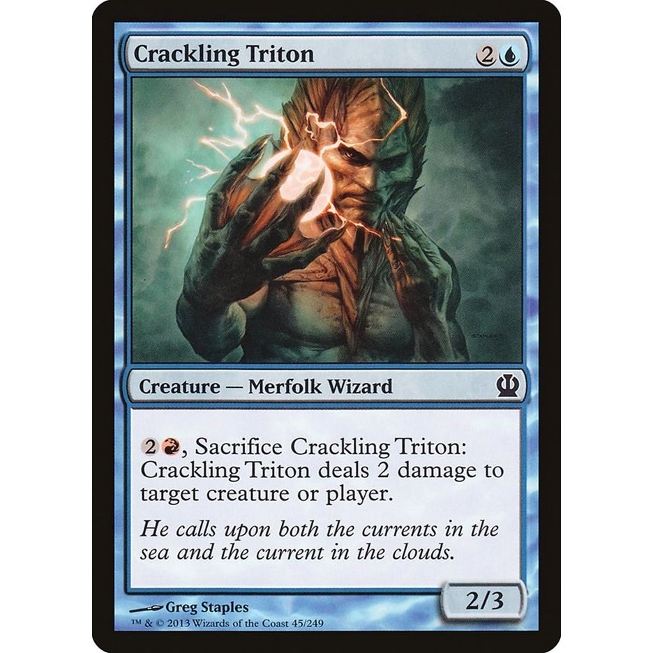Image for Crackling Triton (45) (THS) - Magic: The Gathering