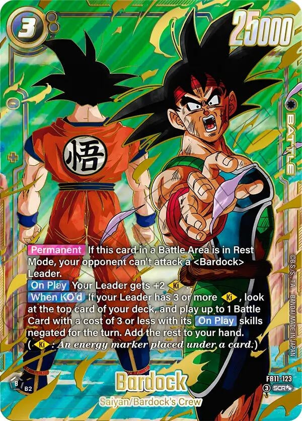 Image for Bardock - FB11-123 (Super Alternate Art) (FB11-123) (FB11) - Dragon Ball Super: Fusion World
