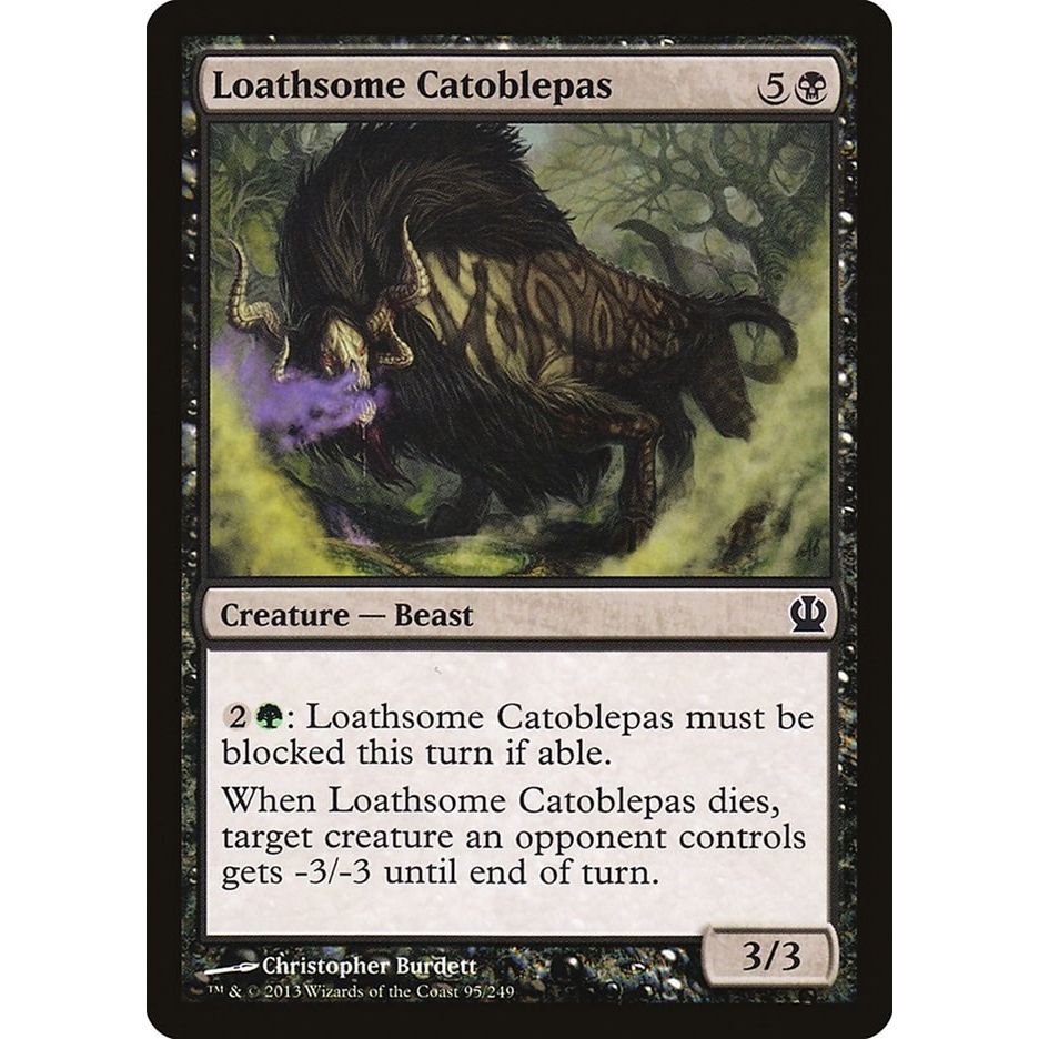Image for Loathsome Catoblepas (95) (THS) - Magic: The Gathering