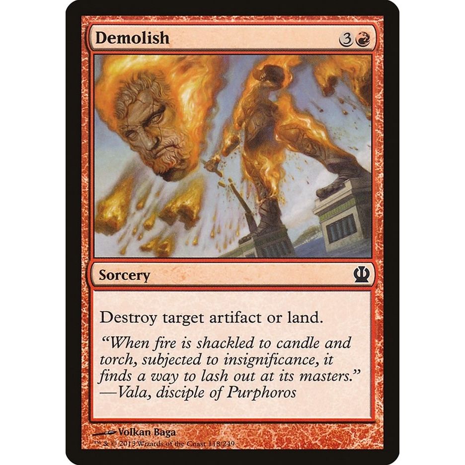 Image for Demolish (118) (THS) - Magic: The Gathering