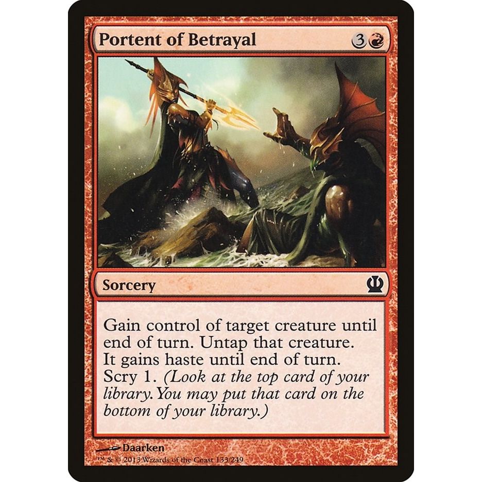 Image for Portent of Betrayal (133) (THS) - Magic: The Gathering