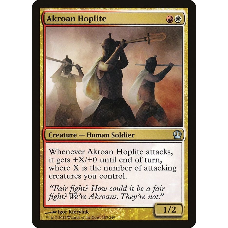 Image for Akroan Hoplite (185) (THS) - Magic: The Gathering