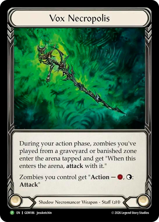 Image for Vox Necropolis (GEM186) (GEM) - Flesh and Blood TCG