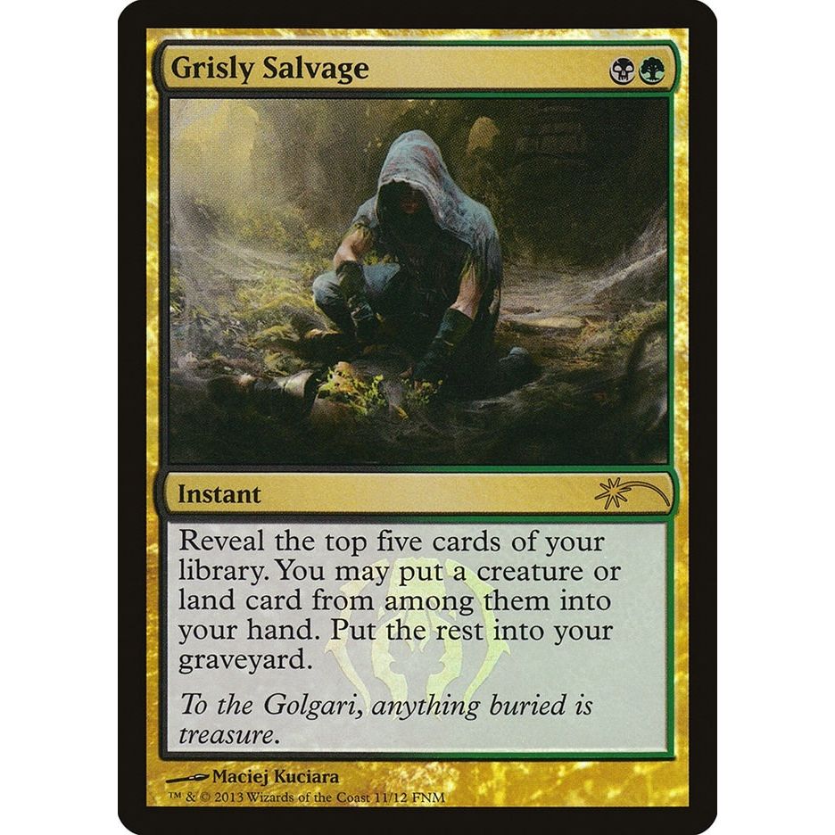 Image for Grisly Salvage (11) (FNM) - Magic: The Gathering