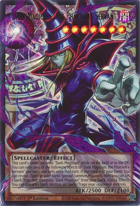 Image for Dark Magician, the Pharaoh's Servant (Extended Art) (MAMO-EN001) (MAMO) - YuGiOh