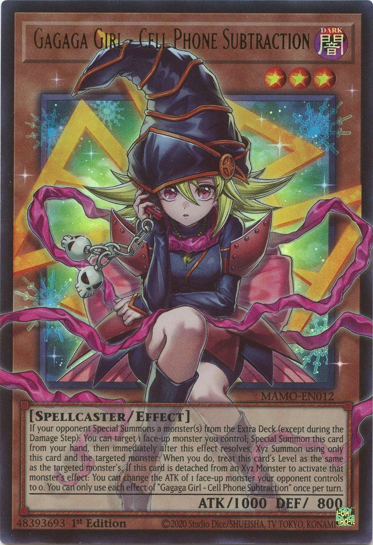 Image for Gagaga Girl - Cell Phone Subtraction (Extended Art) (MAMO-EN012) (MAMO) - YuGiOh