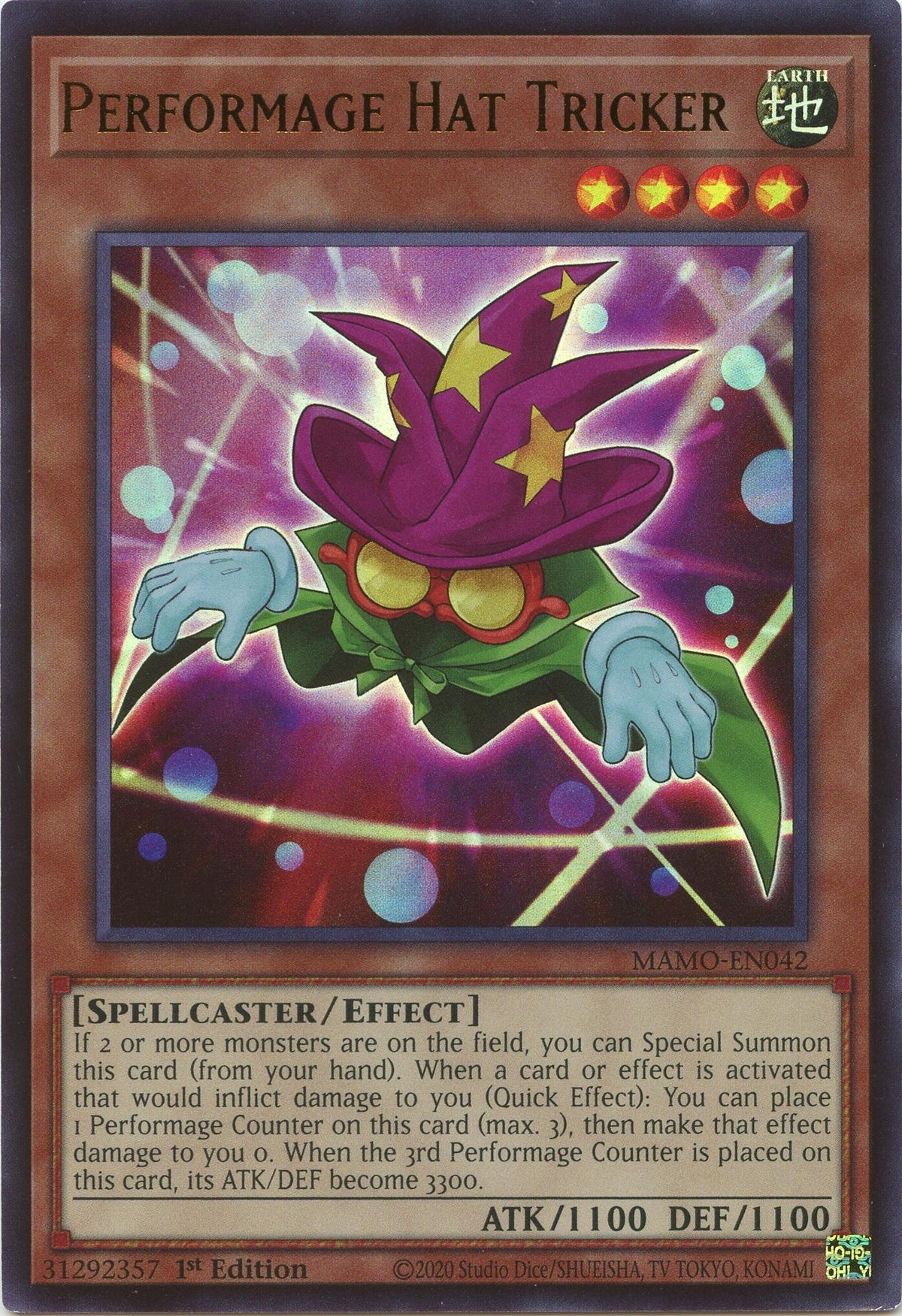 Image for Performage Hat Tricker (MAMO-EN042) (MAMO) - YuGiOh