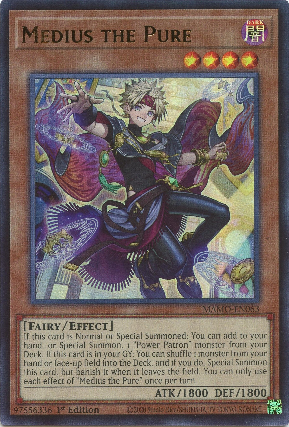 Image for Medius the Pure (MAMO-EN063) (MAMO) - YuGiOh