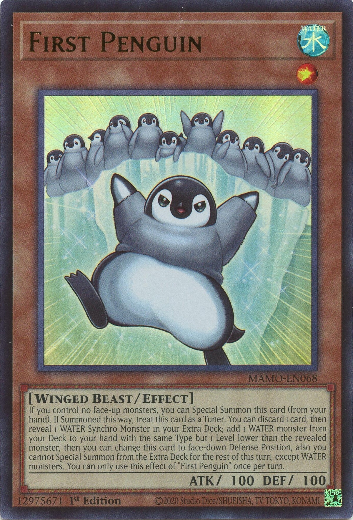 Image for First Penguin (MAMO-EN068) (MAMO) - YuGiOh