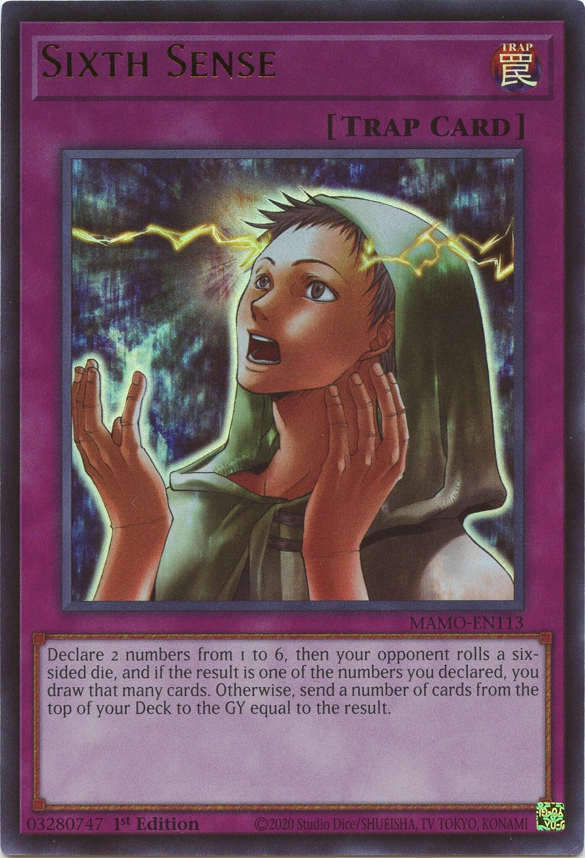 Image for Sixth Sense (MAMO-EN113) (MAMO) - YuGiOh