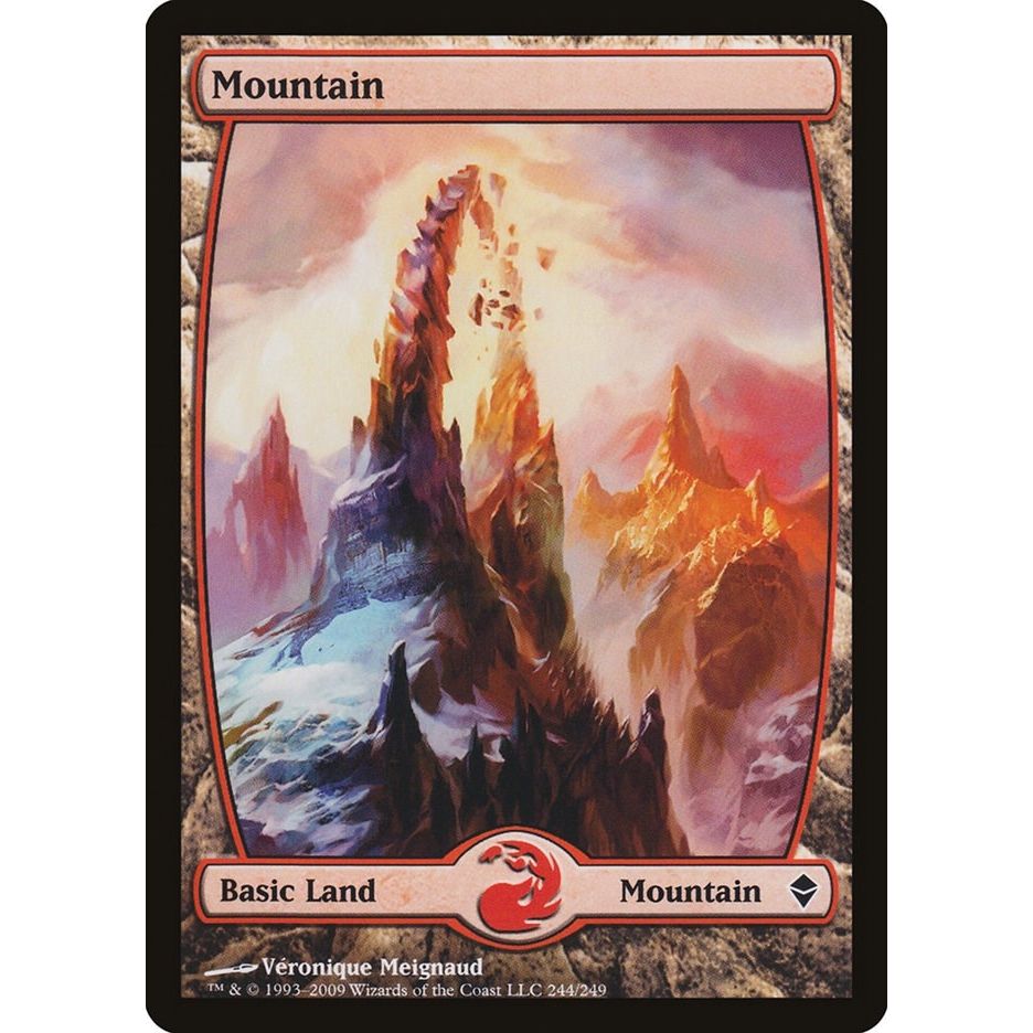 Image for Mountain (244) - Full Art (244) (ZEN) - Magic: The Gathering