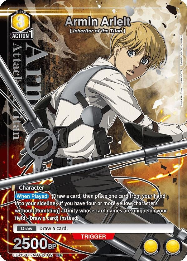 Image for Armin Arlelt (012) (R*) (UEX07BT/AOT-2-012) (UEX07BT) - Union Arena