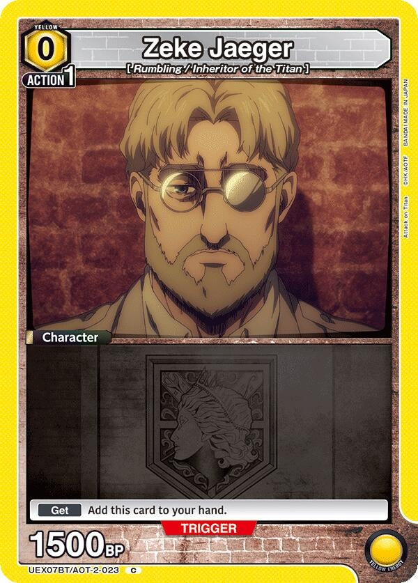 Image for Zeke Jaeger (023) (UEX07BT/AOT-2-023) (UEX07BT) - Union Arena