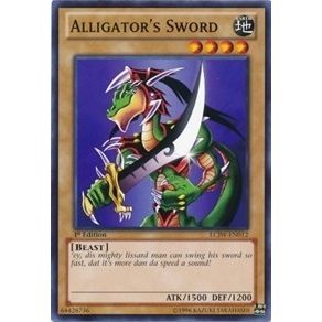 Image for Alligator's Sword (LCJW-EN012) (LC04) - YuGiOh