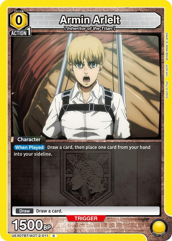 Image for Armin Arlelt (011) (Box Topper Foil) (UEX07BT/AOT-2-011) (UEX07BT) - Union Arena