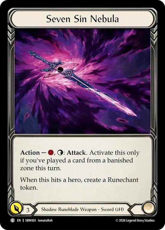 Image for Seven Sin Nebula (SBW003) (SAT) - Flesh and Blood TCG