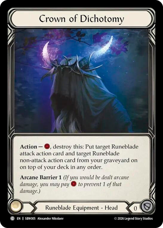 Image for Crown of Dichotomy (SBW005) (SAT) - Flesh and Blood TCG