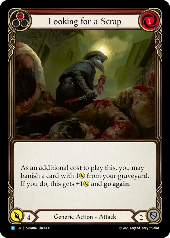 Image for Looking for a Scrap (SBW014) (SAT) - Flesh and Blood TCG
