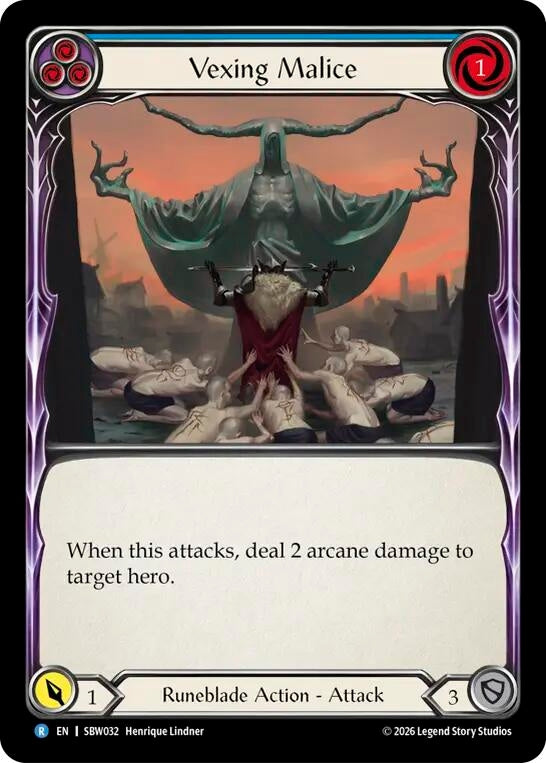 Image for Vexing Malice (SBW032) (SAT) - Flesh and Blood TCG