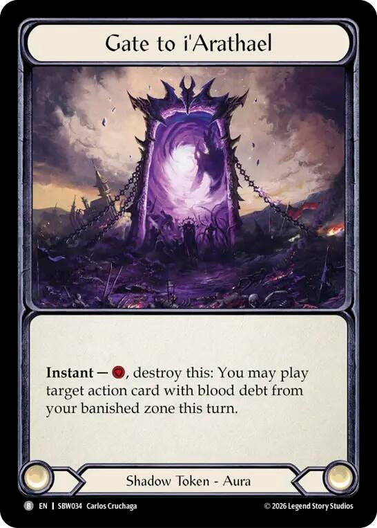 Image for Gate to i'Arathael (SBW034) (SAT) - Flesh and Blood TCG