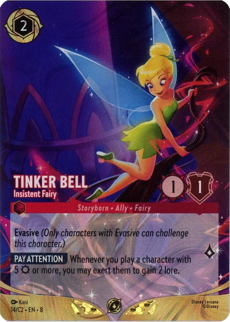 Image for Tinker Bell - Insistent Fairy (Foil) (14) (DLPC) - Disney Lorcana