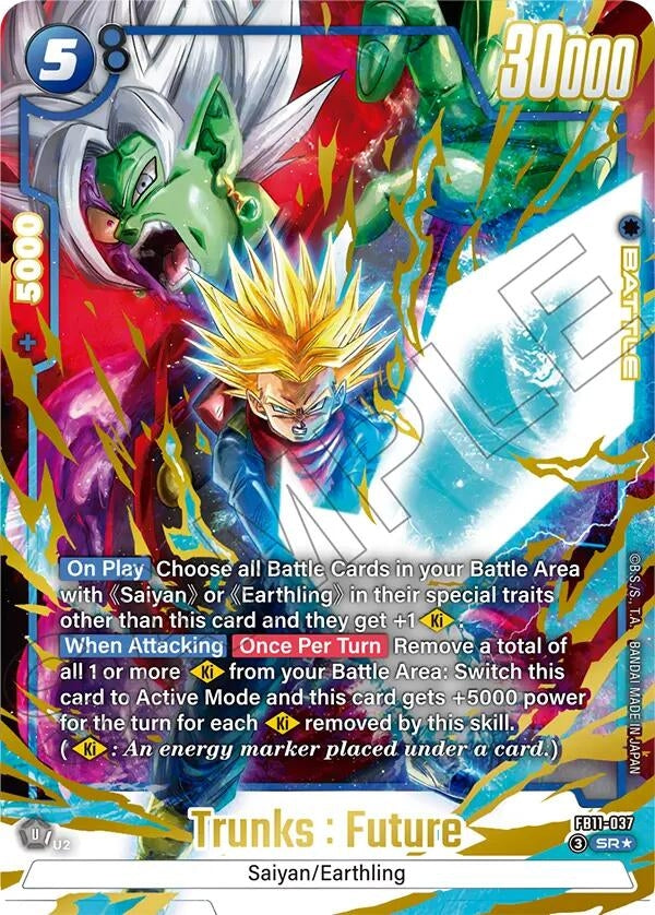 Image for Trunks : Future - FB11-037 (Alternate Art) (FB11-037) (FB11) - Dragon Ball Super: Fusion World