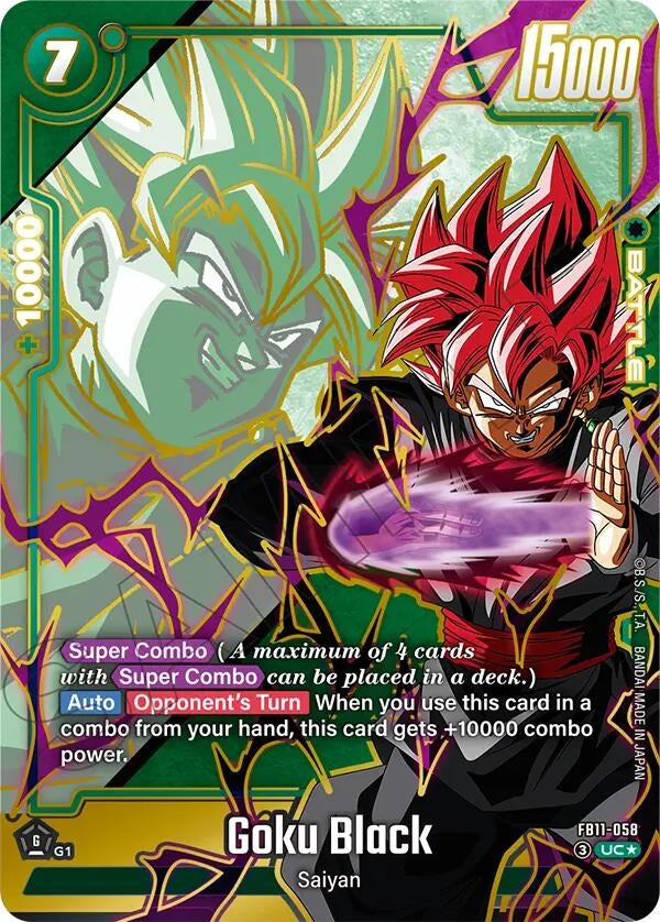 Image for Goku Black - FB11-058 (Alternate Art) (FB11-058) (FB11) - Dragon Ball Super: Fusion World