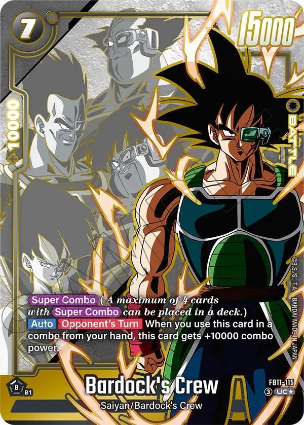 Image for Bardock's Crew - FB11-115 (Alternate Art) (FB11-115) (FB11) - Dragon Ball Super: Fusion World