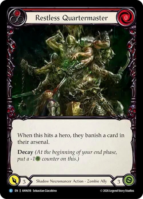 Image for Restless Quartermaster (AMA018) (AMA) - Flesh and Blood TCG