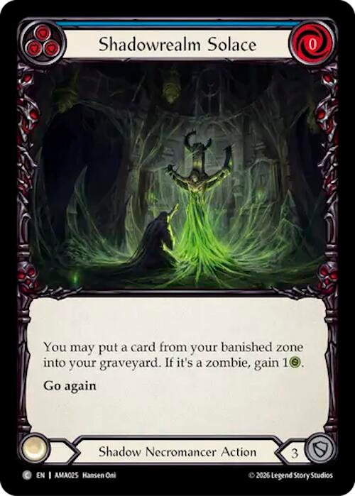 Image for Shadowrealm Solace (AMA025) (AMA) - Flesh and Blood TCG