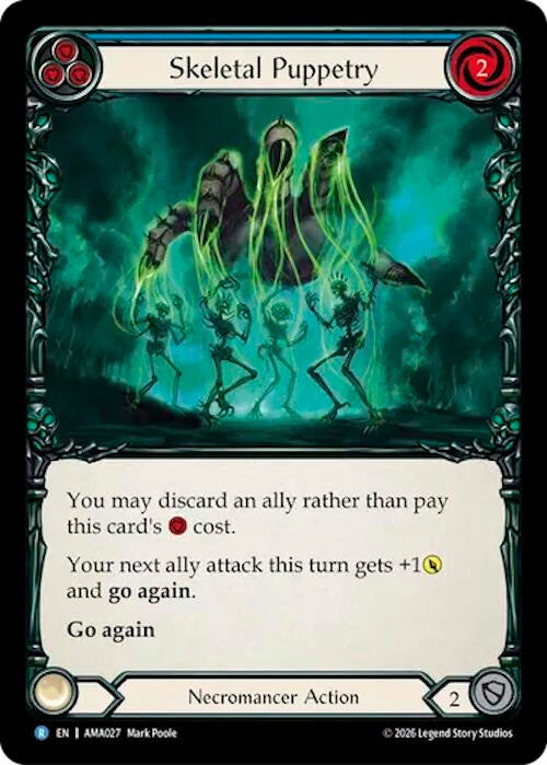 Image for Skeletal Puppetry (Blue) (AMA027) (AMA) - Flesh and Blood TCG