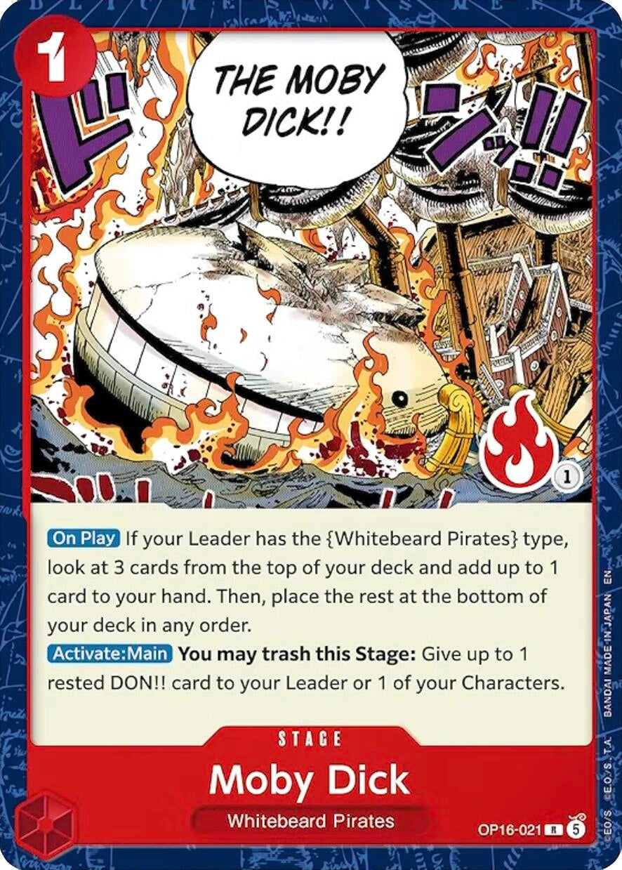 Image for Moby Dick (Ace Deck) (OP16-021) (SD01) - One Piece Card Game