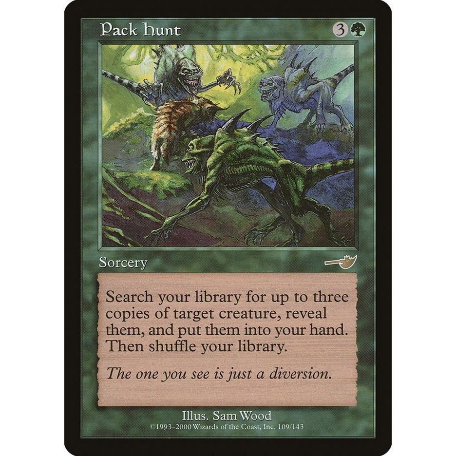 Image for Pack Hunt (109) (NMS) - Magic: The Gathering