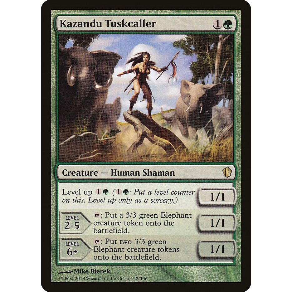 Image for Kazandu Tuskcaller (152) (C13) - Magic: The Gathering