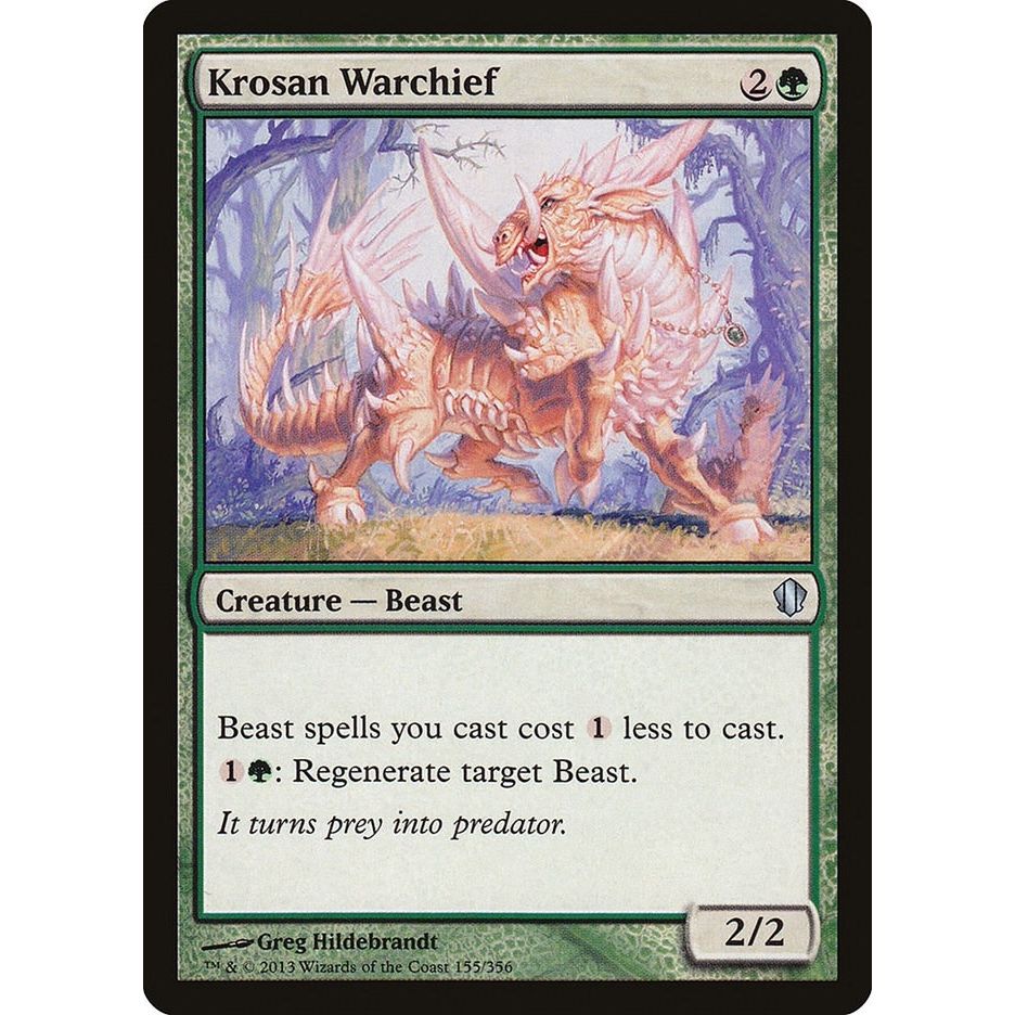 Image for Krosan Warchief (155) (C13) - Magic: The Gathering