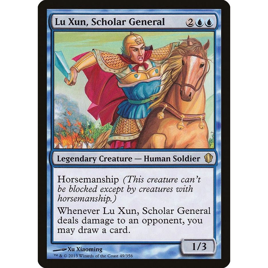 Image for Lu Xun, Scholar General (49) (C13) - Magic: The Gathering
