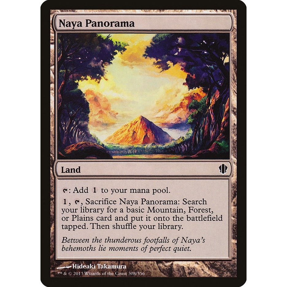 Image for Naya Panorama (308) (C13) - Magic: The Gathering