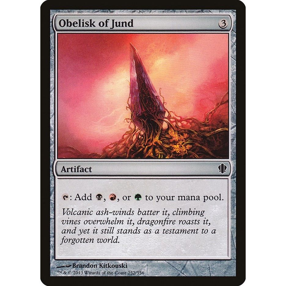 Image for Obelisk of Jund (252) (C13) - Magic: The Gathering