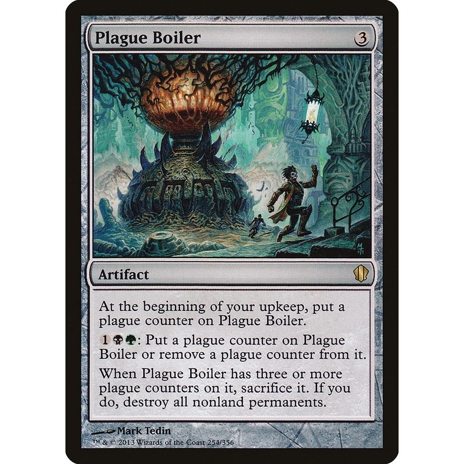 Image for Plague Boiler (254) (C13) - Magic: The Gathering