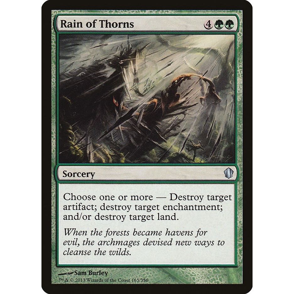 Image for Rain of Thorns (163) (C13) - Magic: The Gathering