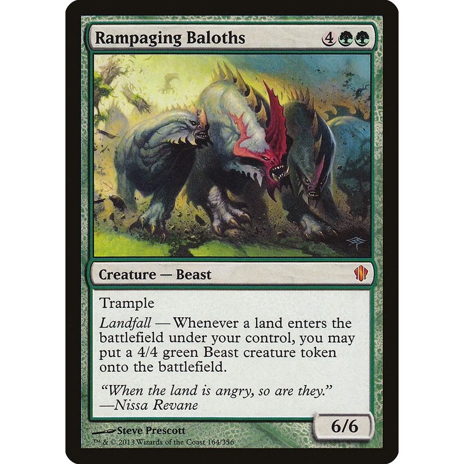 Image for Rampaging Baloths (164) (C13) - Magic: The Gathering